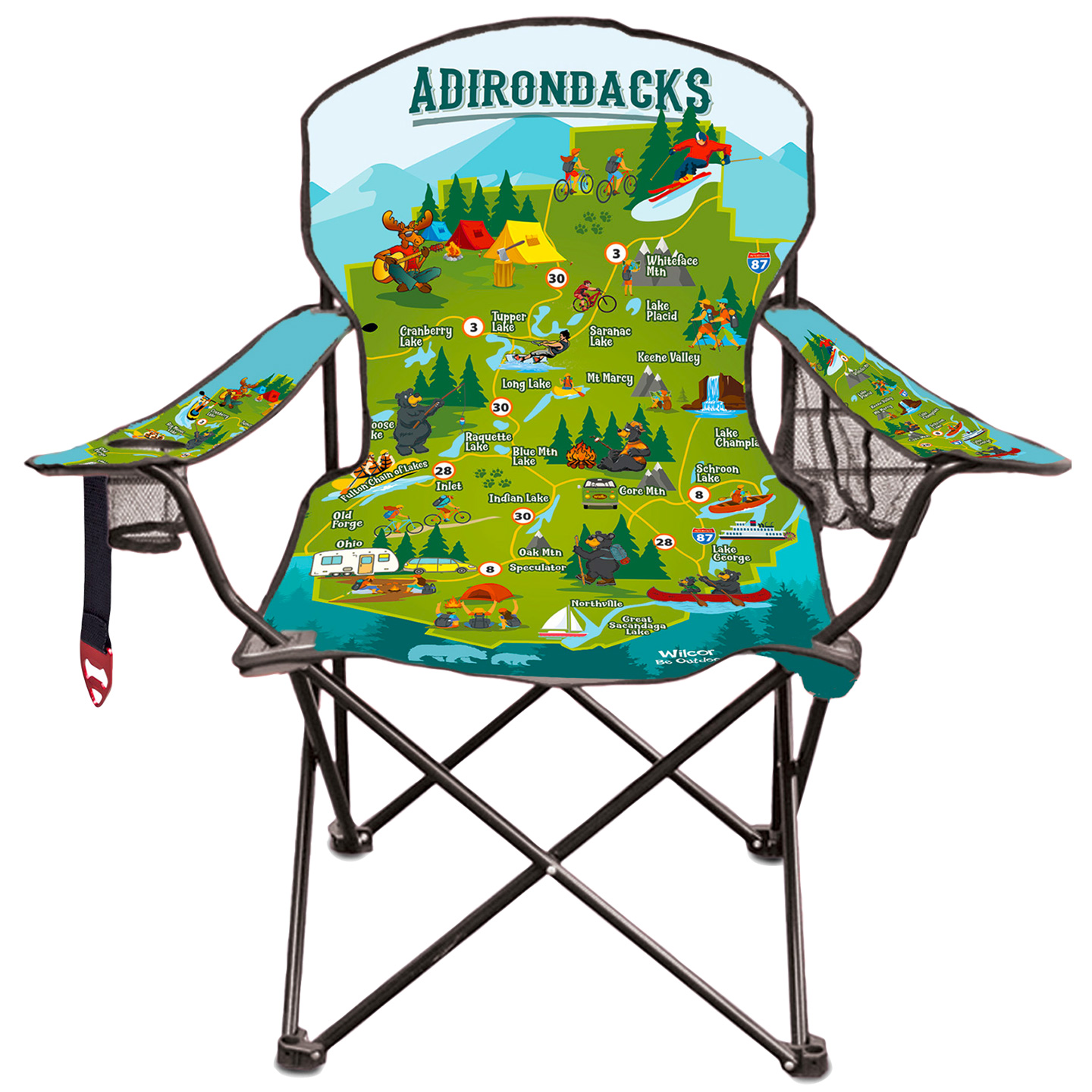 ADK MAP ADULT ARM CHAIR