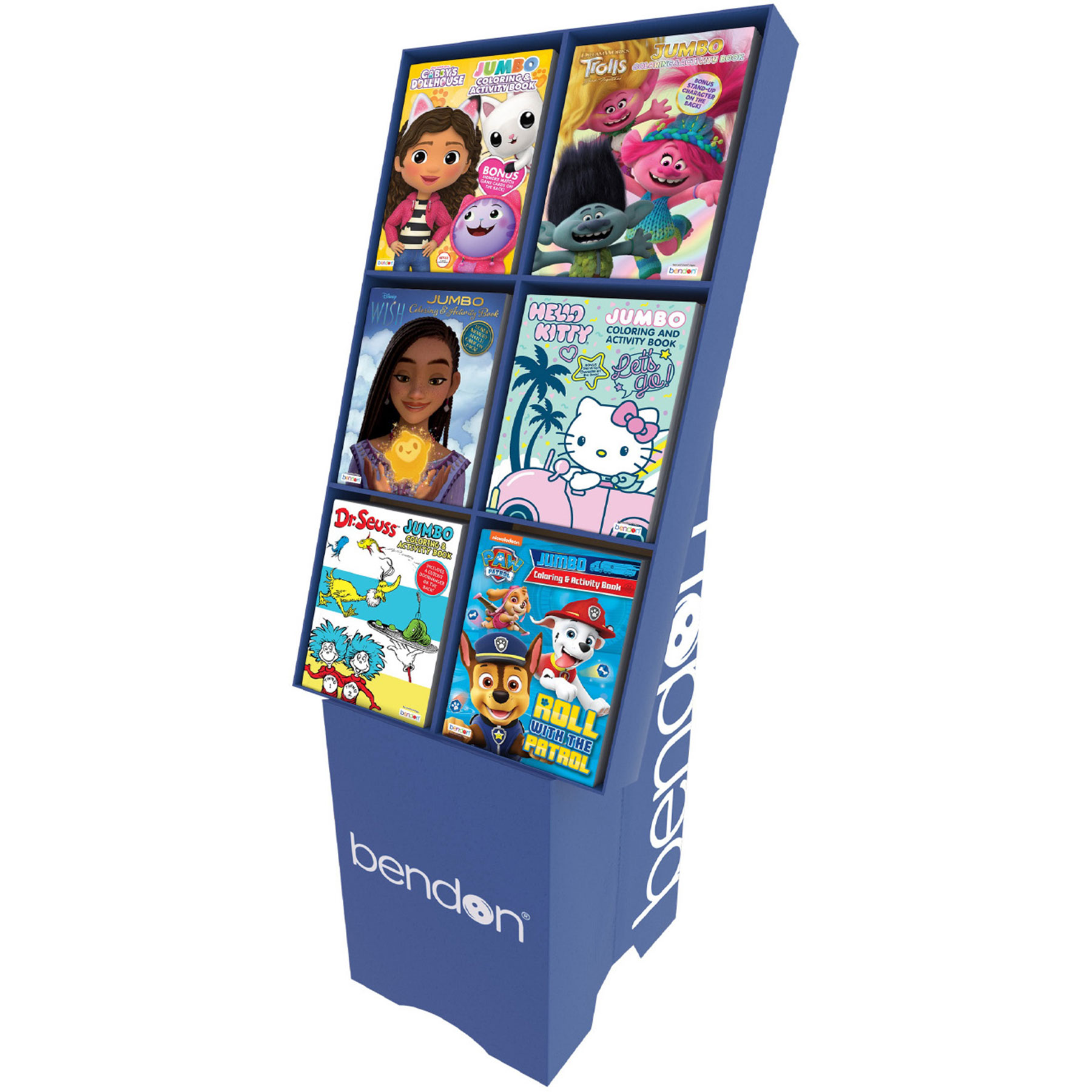 LICENSED JUMBO COLOR BOOKS ASST