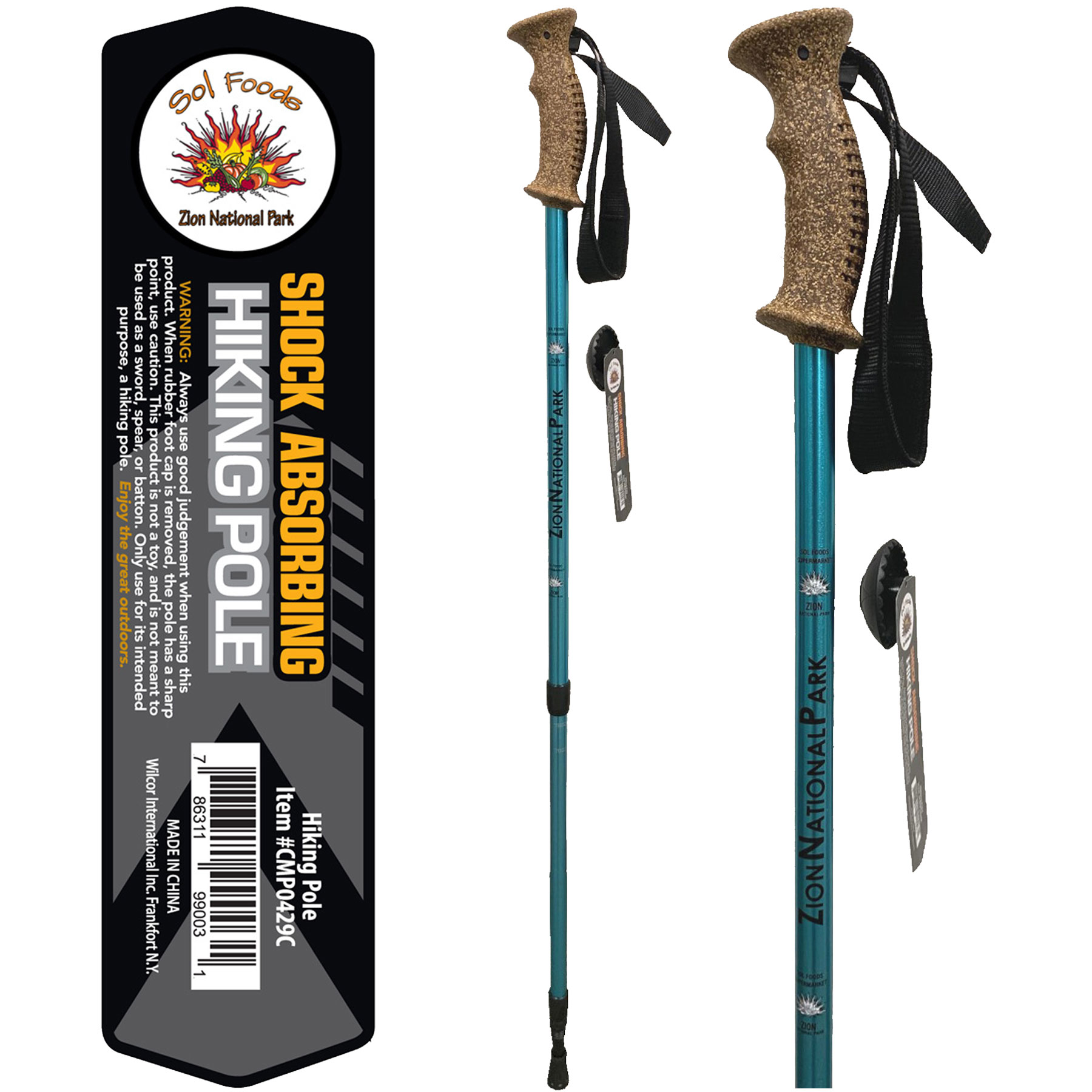 Shock absorbing hiking pole on sale