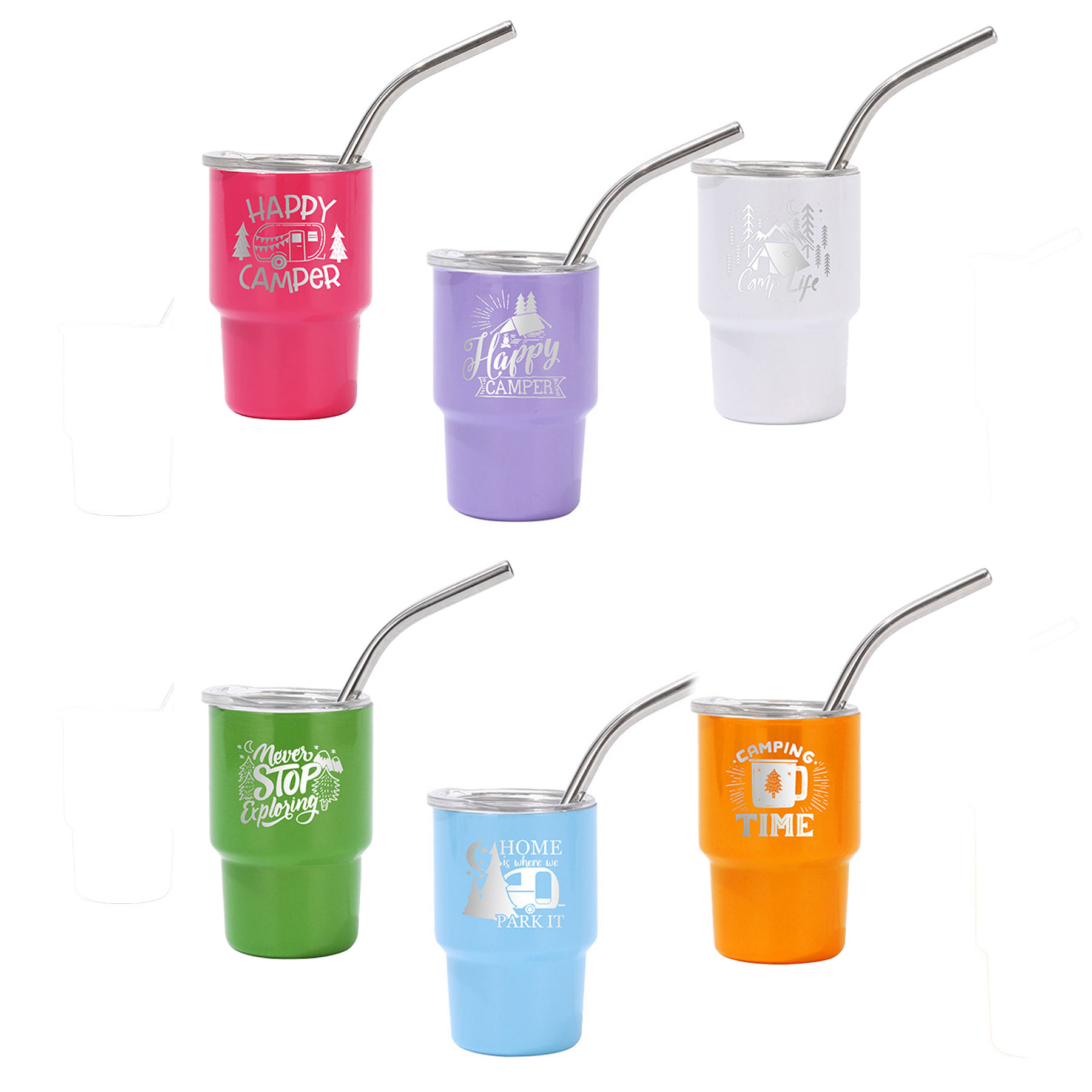 CAMPING SERIES MINI TRAVEL CUP ASST