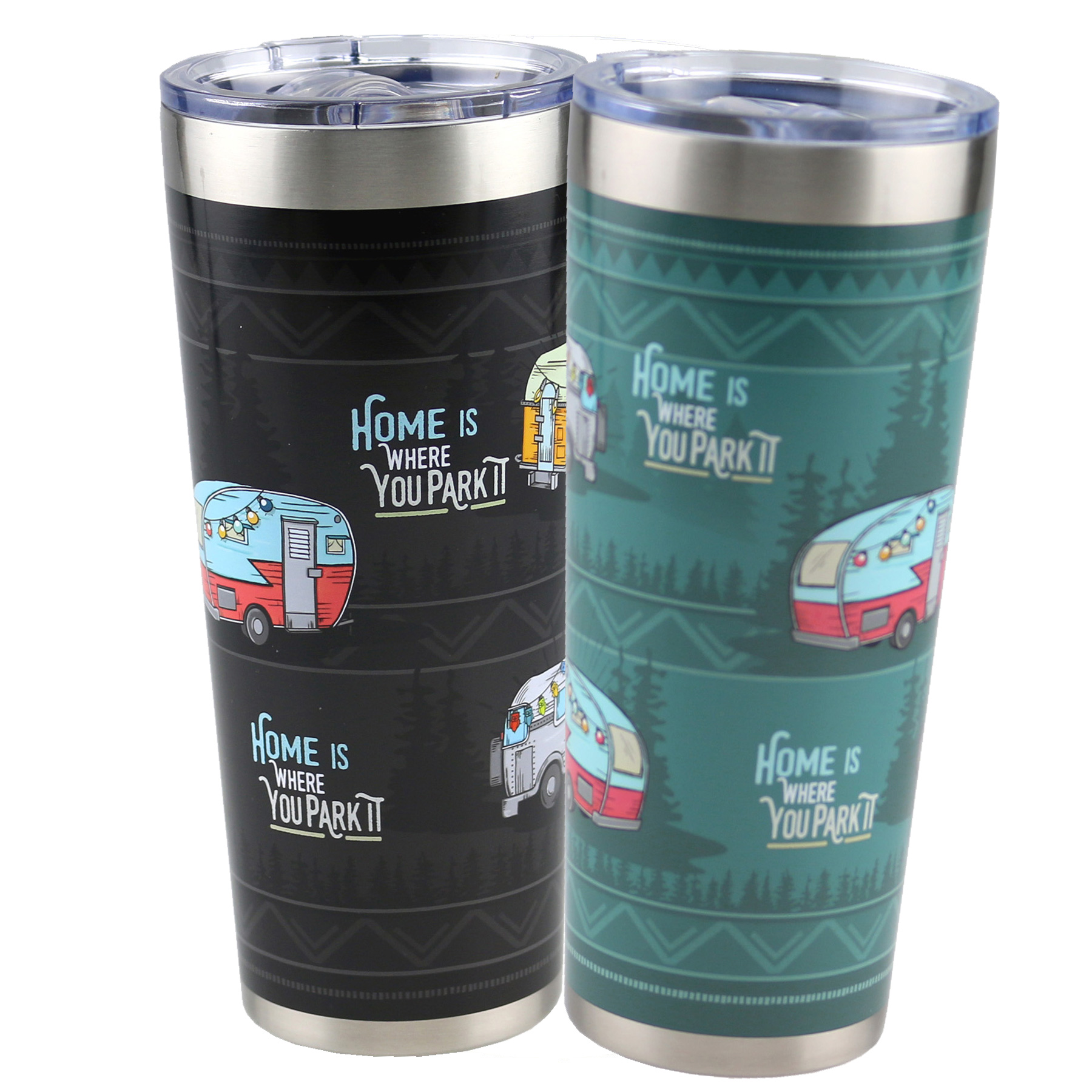 HOME PARK IT SS TRAVEL MUG ASST 22OZ