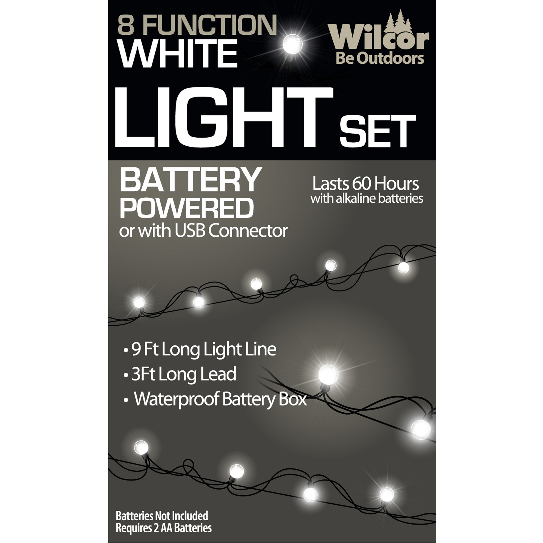 LIGHT BALL SET WHITE LED
