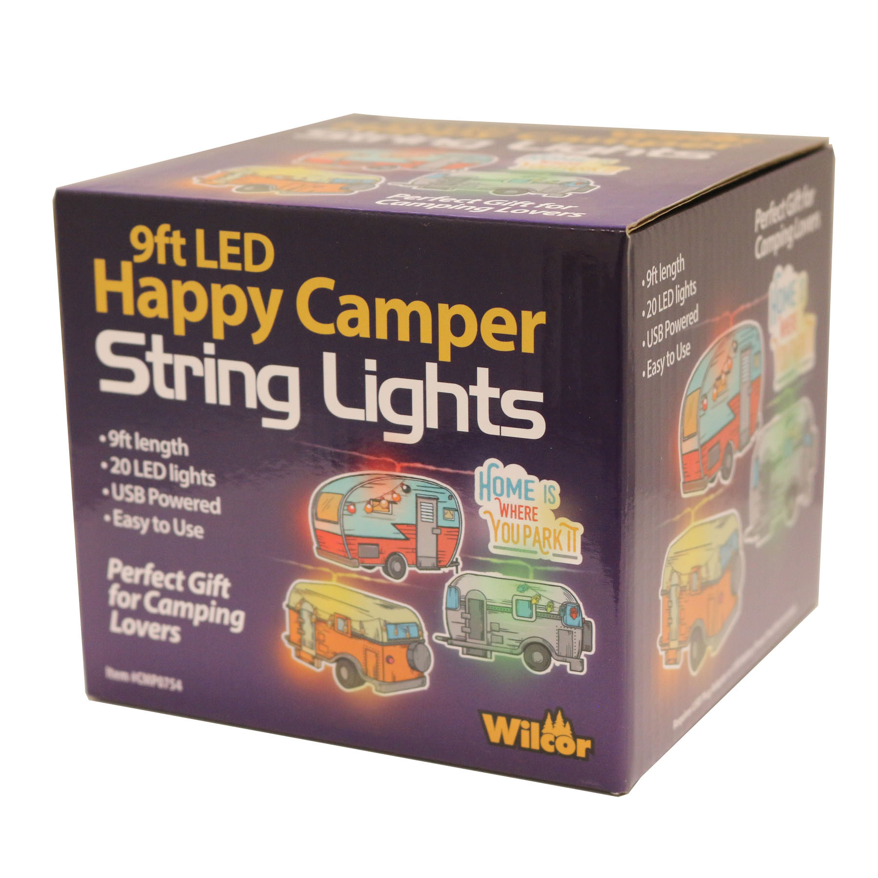 HAPPY CAMPERS STRING LIGHTS USB