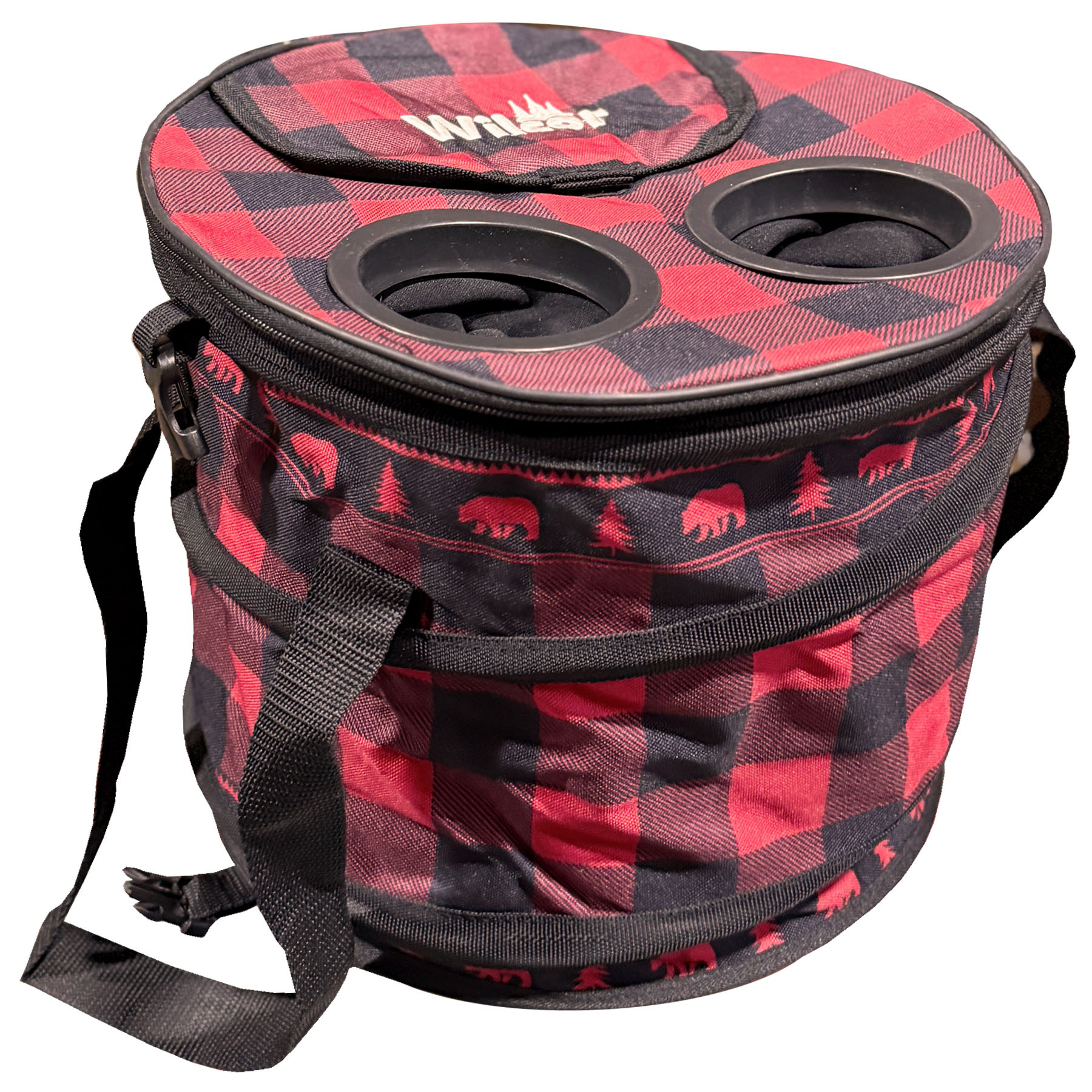 BUFFALO PLAID POP-UP COOLER