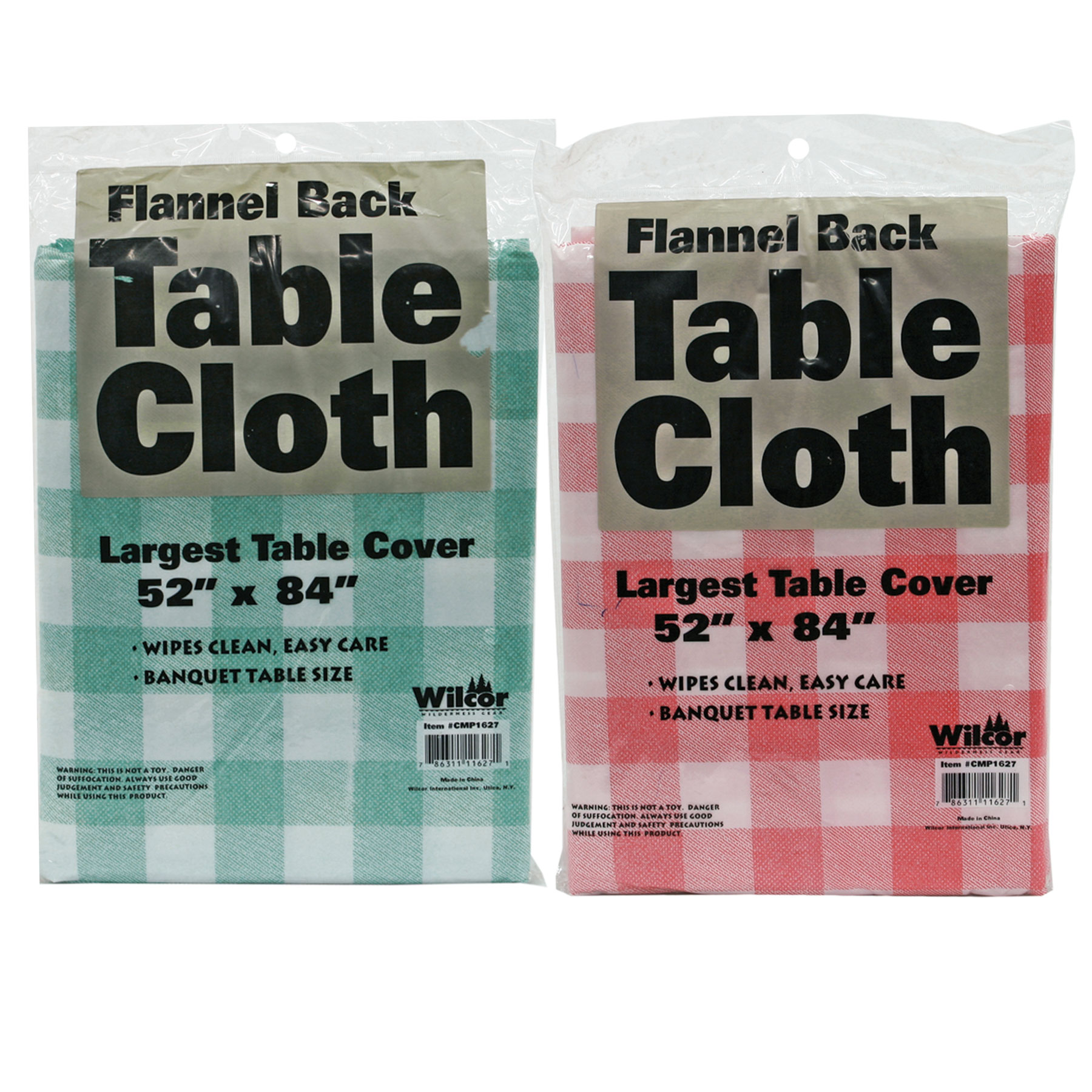 TABLE COVER FLANNEL BACK 52X84