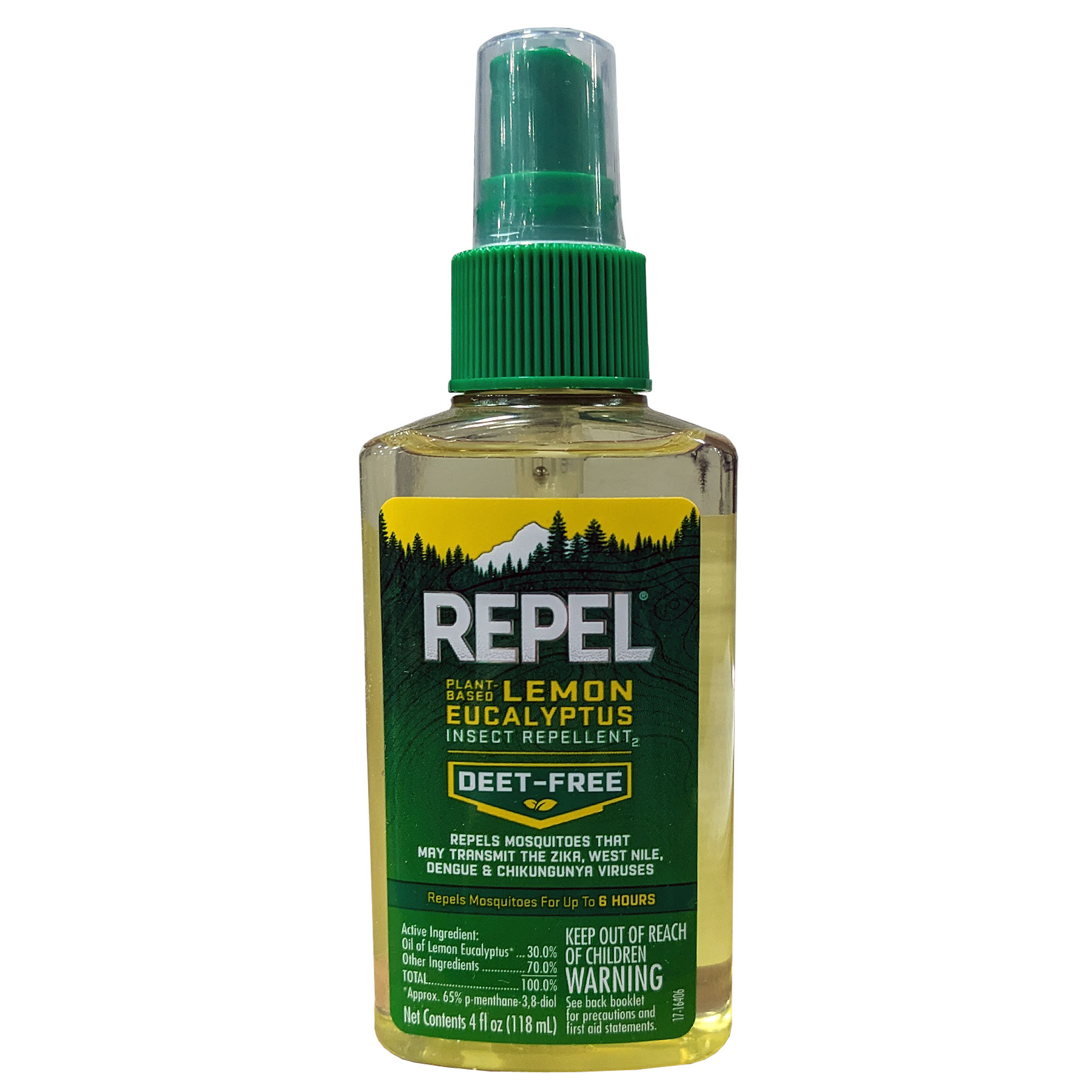 REPEL LEMON EUCALYPTUS 4 OZ REPELLENT