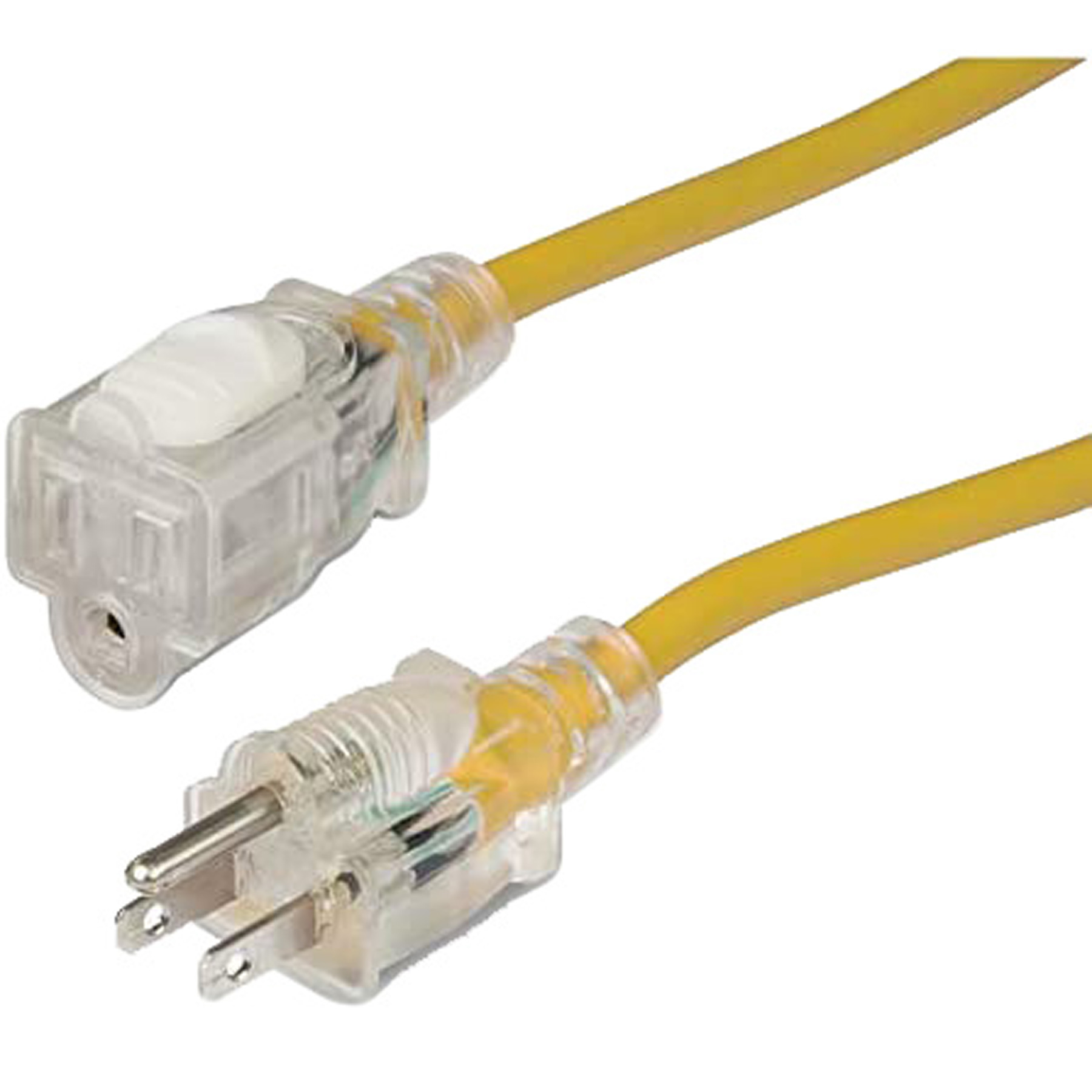 EXT CORD 14/3 25' YELLOW LIGHTED ENDS