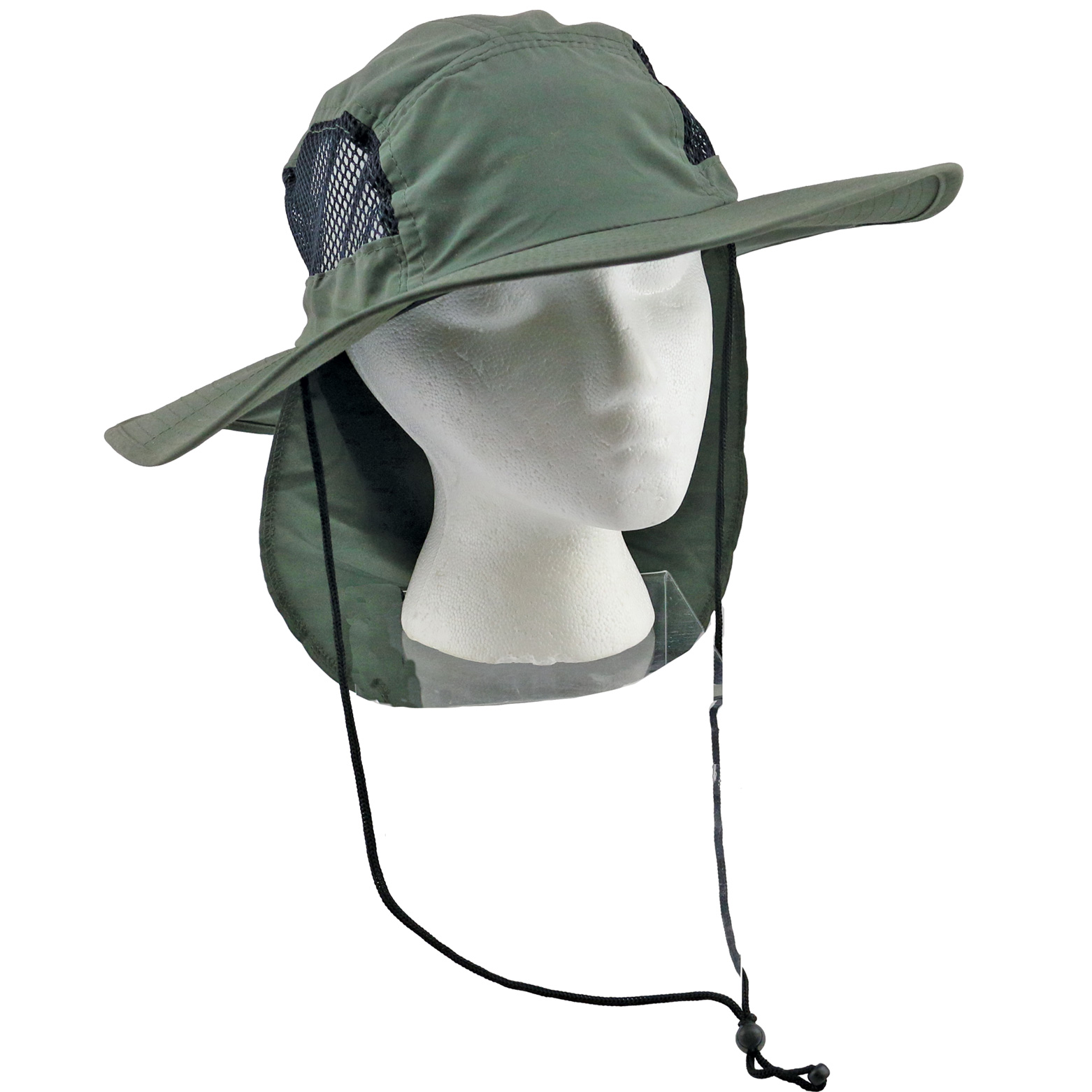 SHADE/VENTED  GREEN HAT