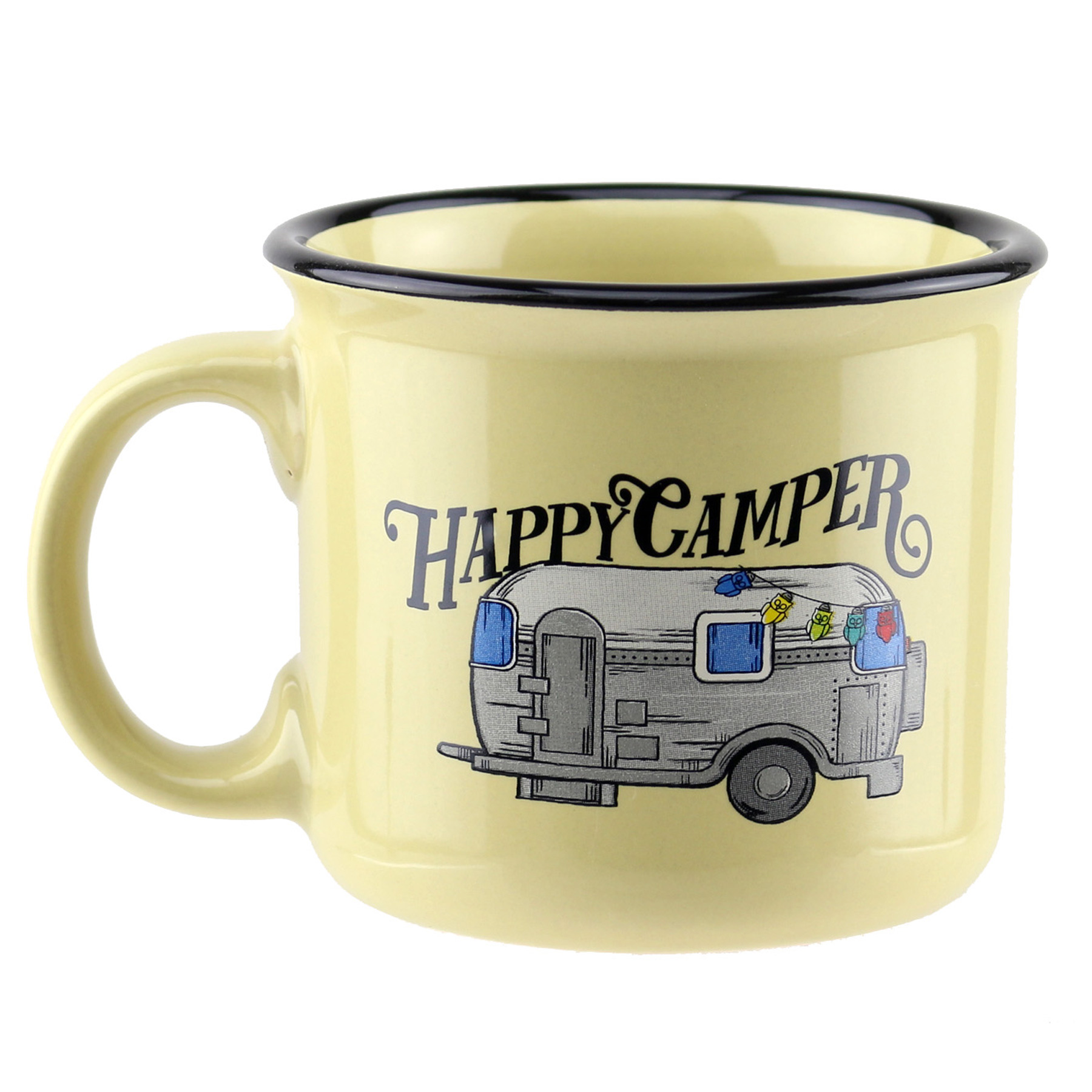 Happy Camper - Tent Camping - Engraved YETI Tumbler