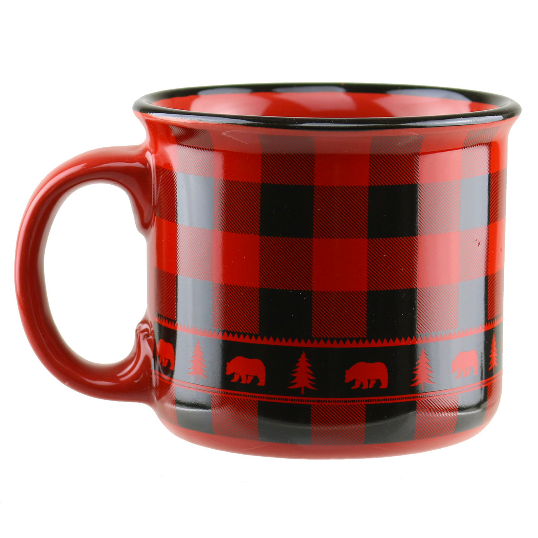 BUFFALO PLAID CAMPFIRE MUG