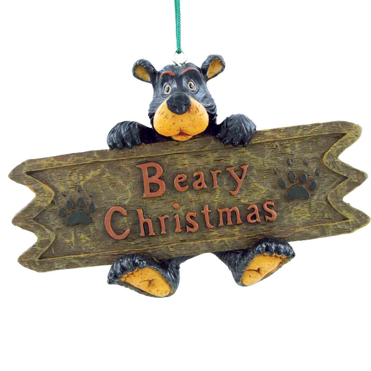 WILLIE BEARY CHRISTMAS ORNAMENT 12/BX