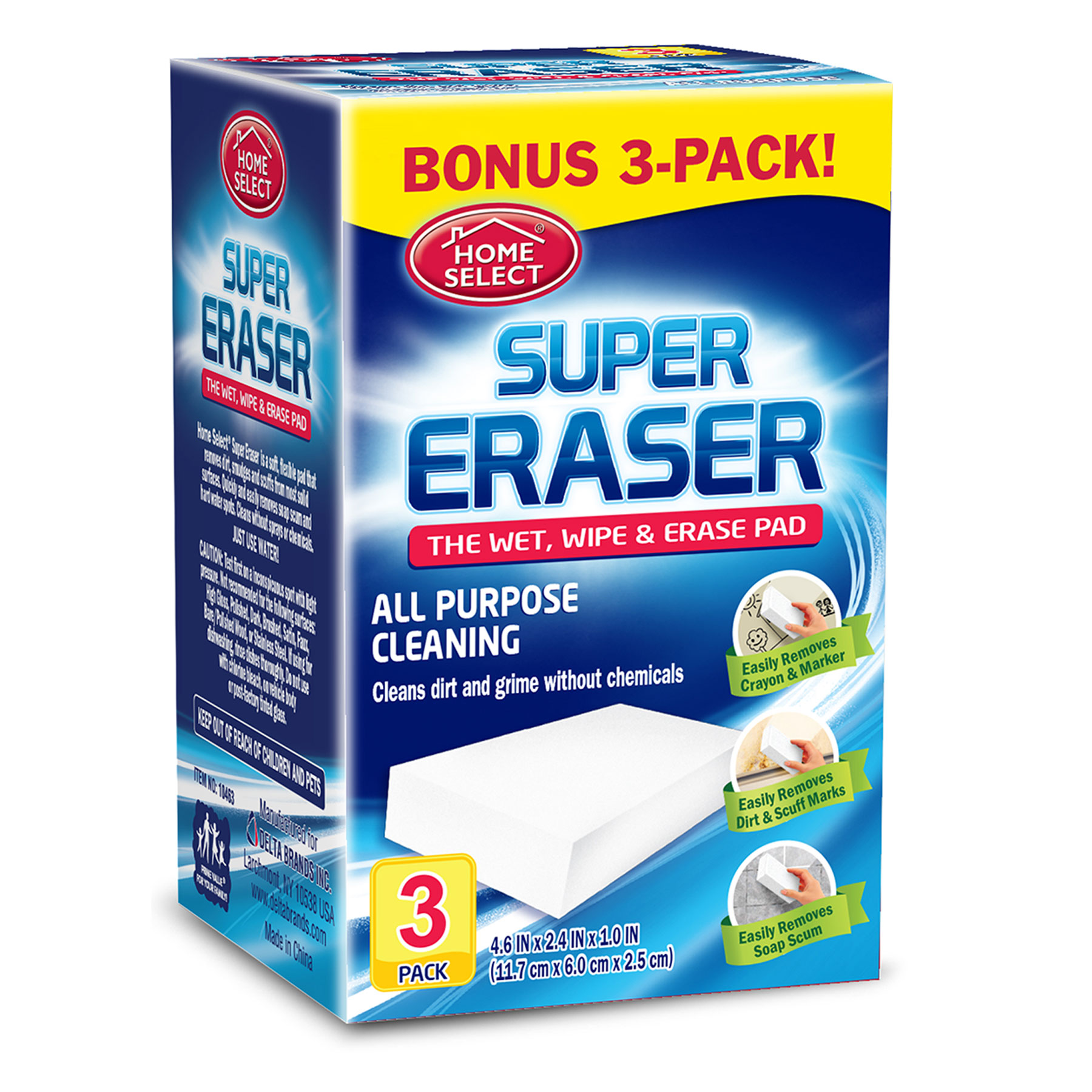 SUPER ERASER SPONGE 3PK