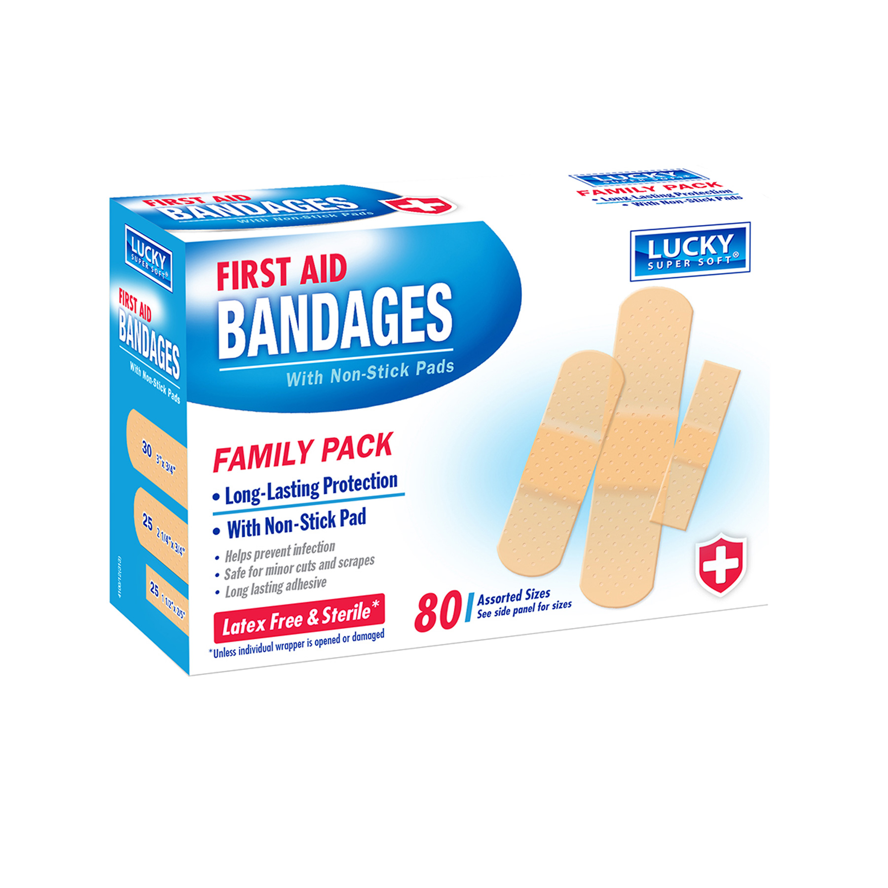 BANDAGES 80CT FAMILY PACK