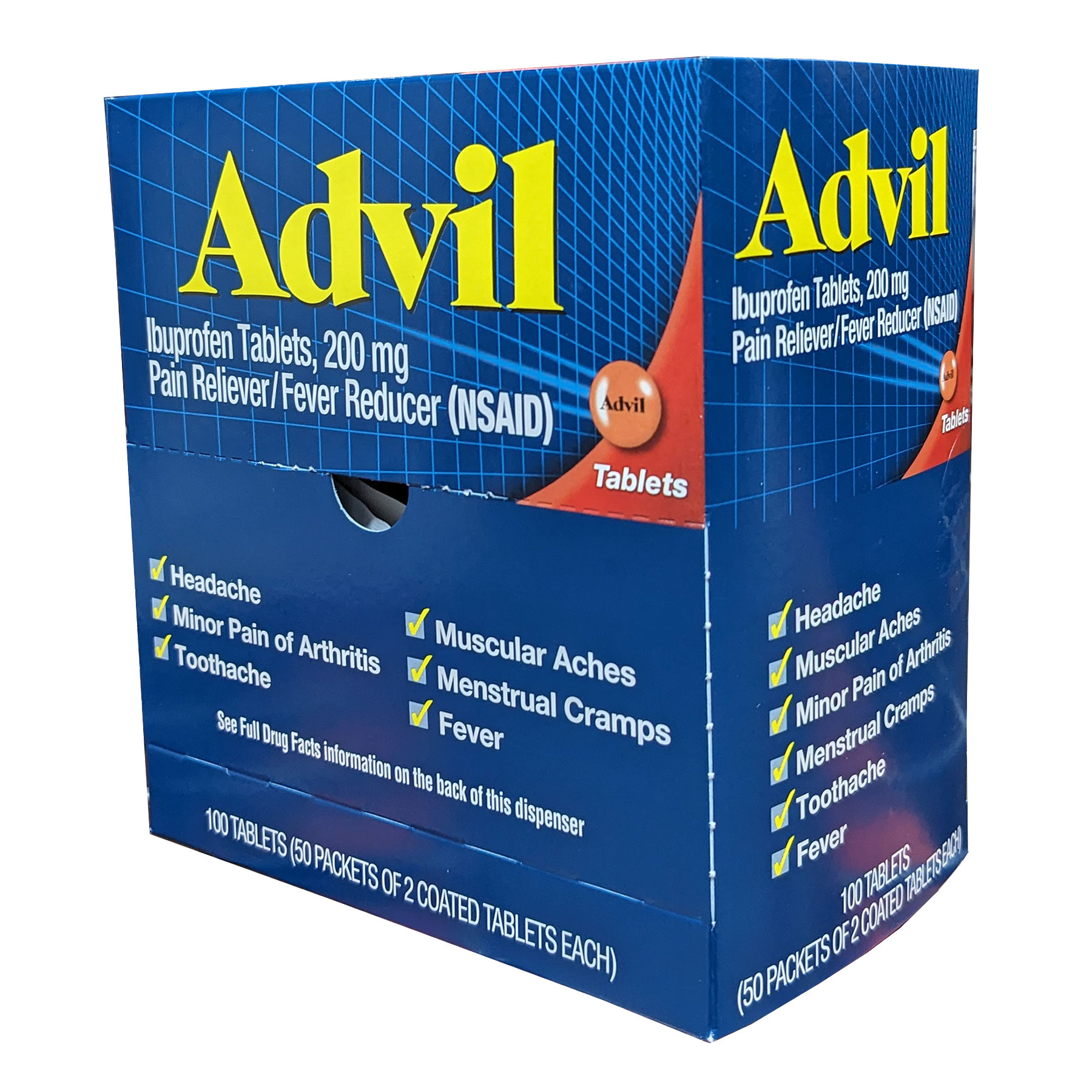 ADVIL 2PK 50/DS