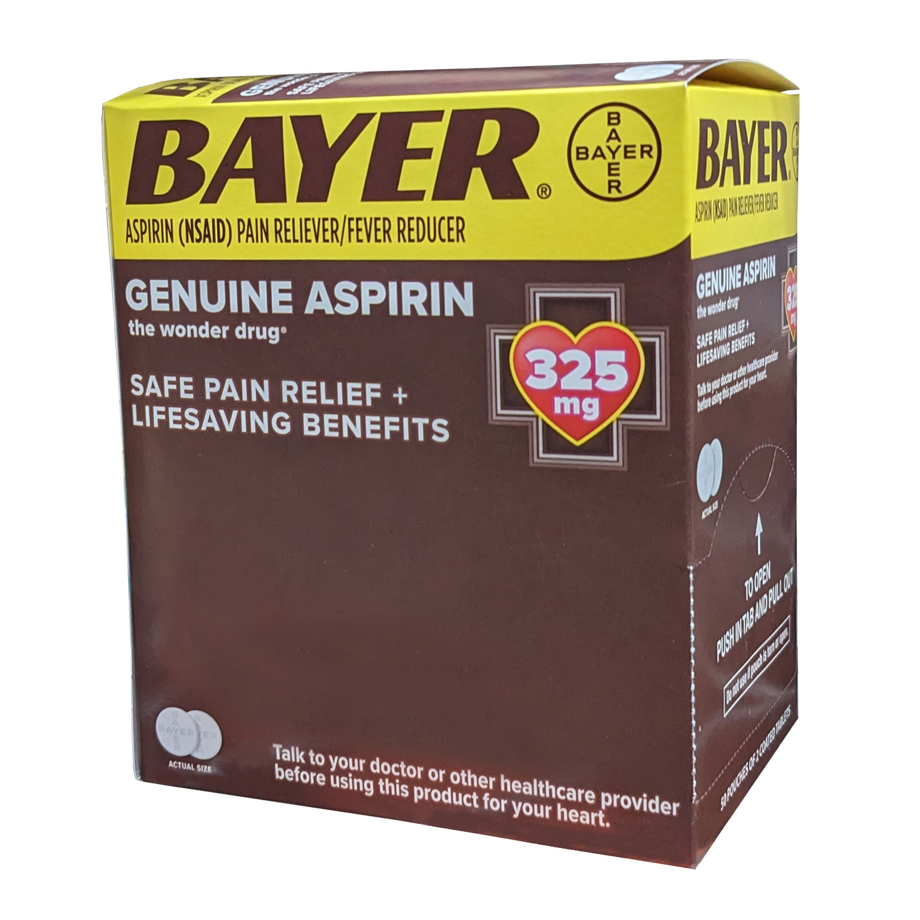 BAYER ASPIRIN   2PK. 50/DS