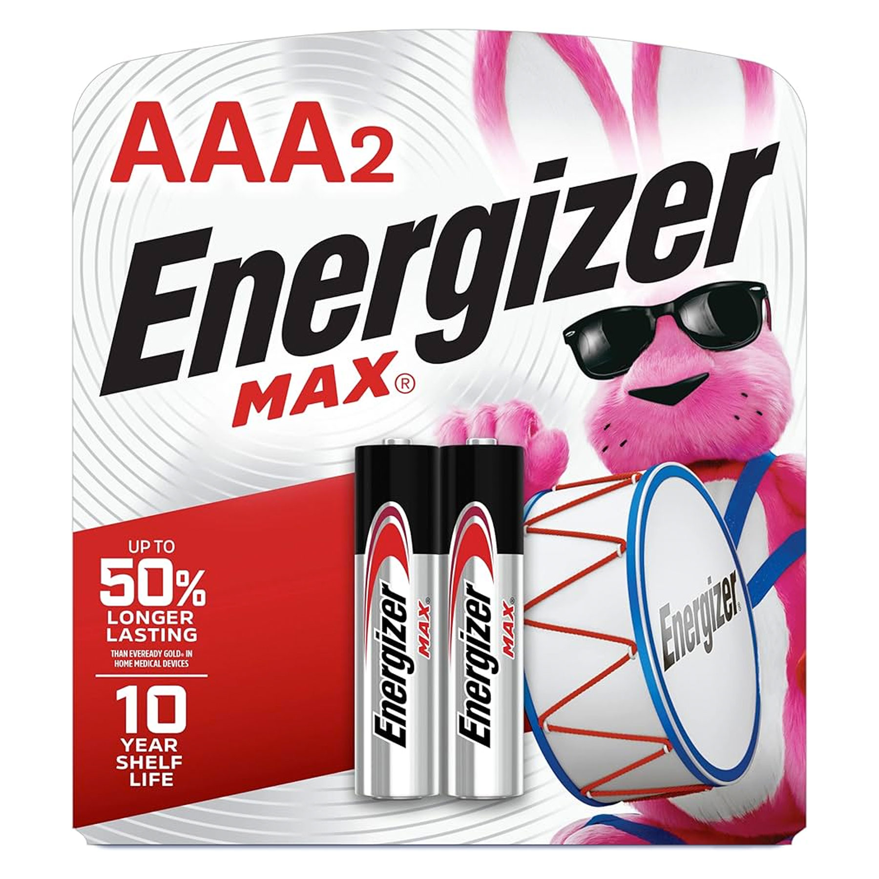 BATTERY ENERGIZER MAX 2-AAA ALKA