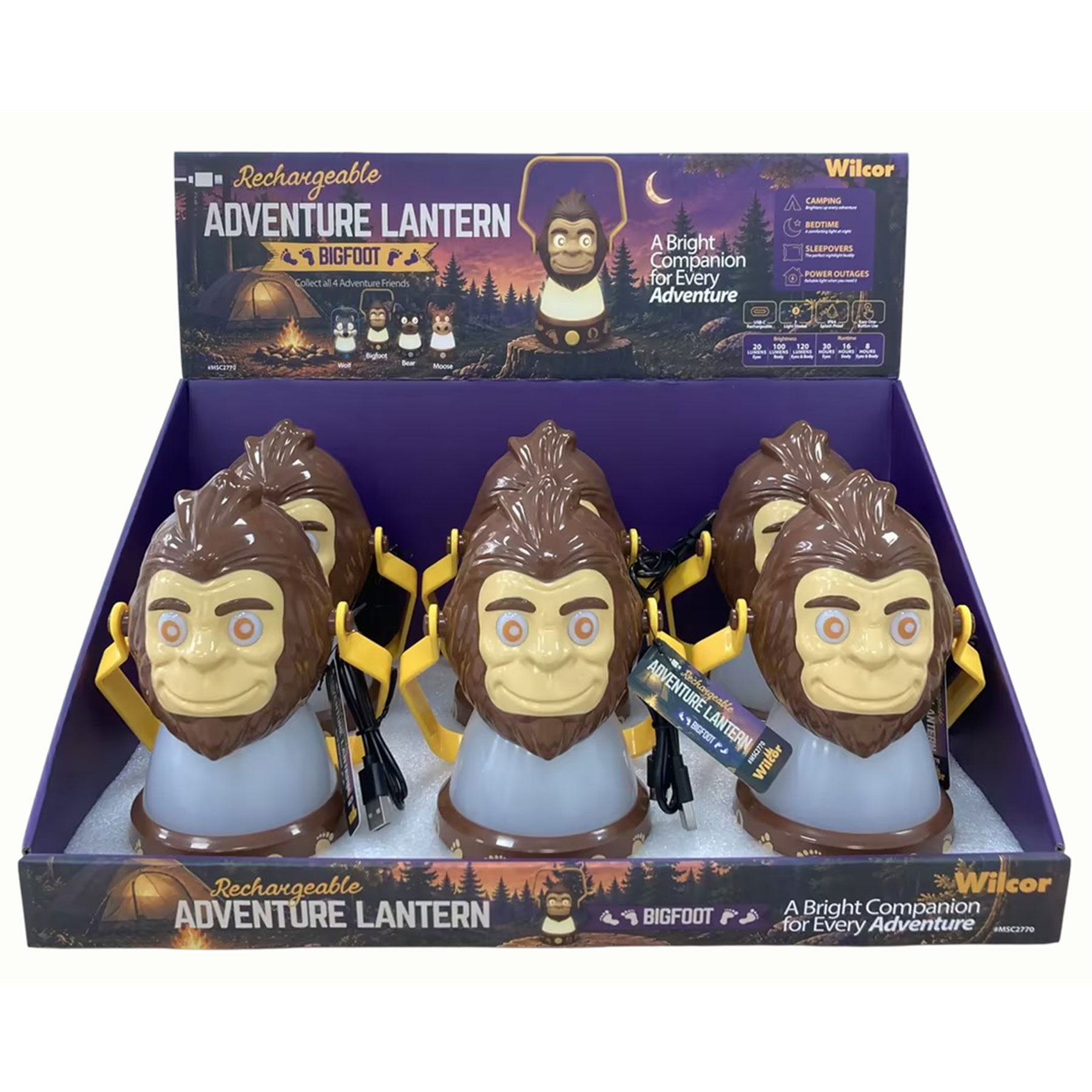 BIGFOOT CAMP LANTERN RECHARGE 6/DS