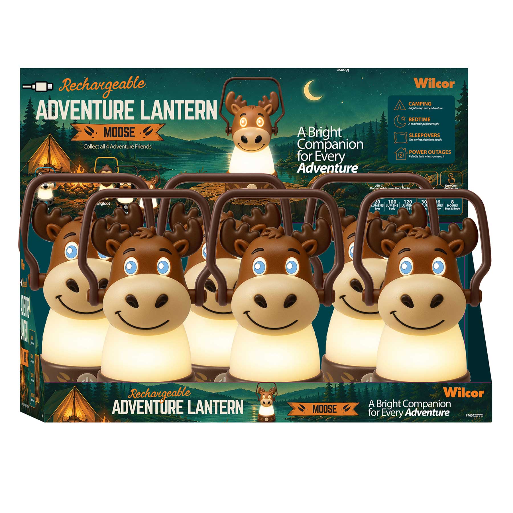 MOOSE CAMP LANTERN RECHARGE 6/DS
