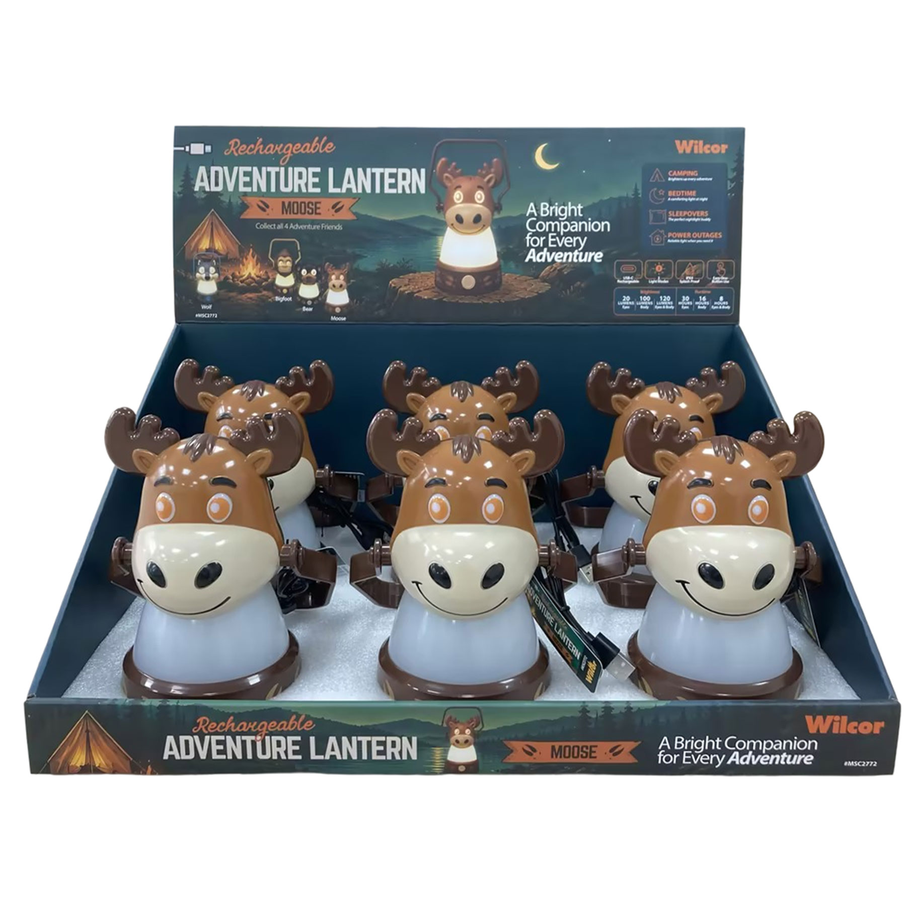 MOOSE CAMP LANTERN RECHARGE 6/DS