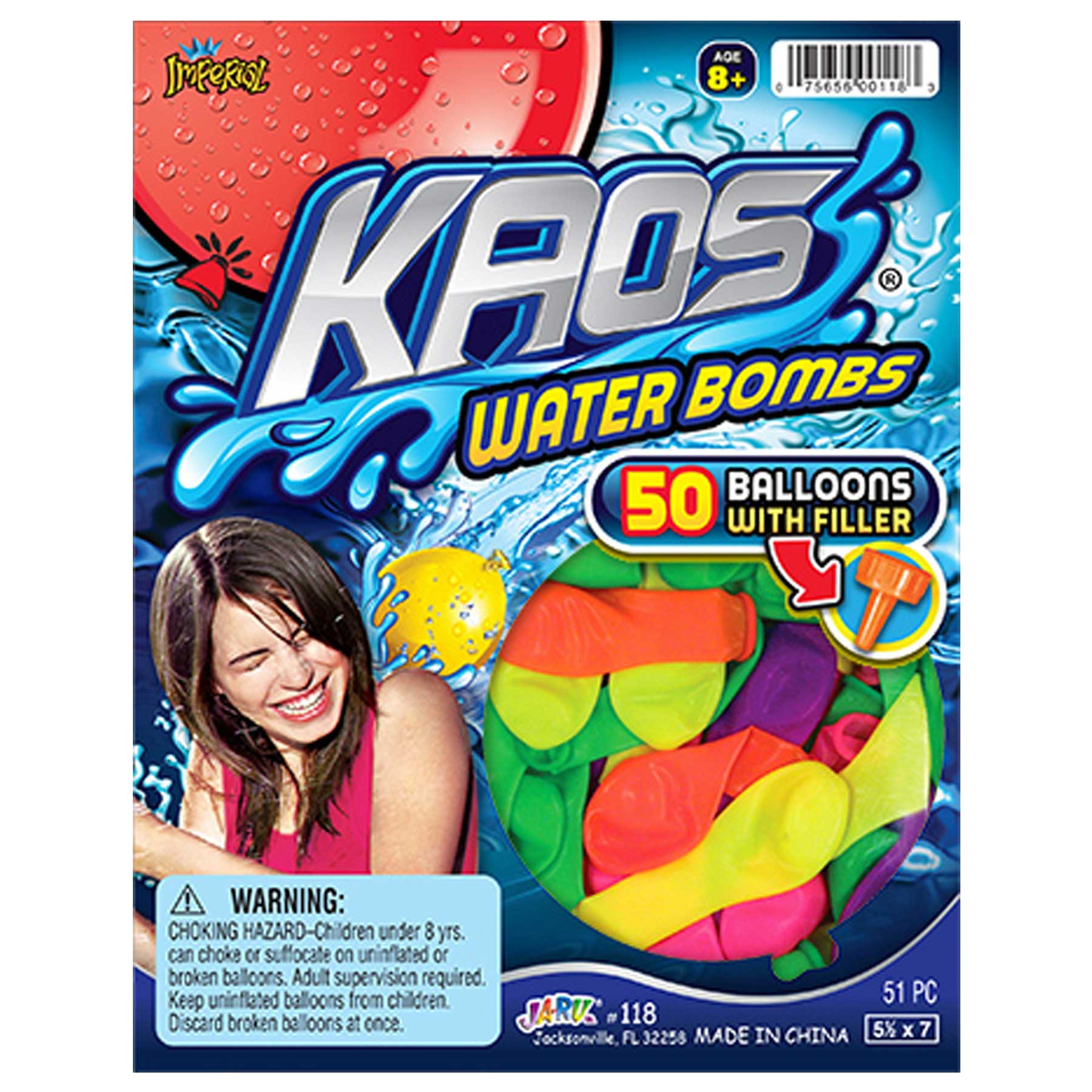 WATER BOMB BALLOONS 50CT