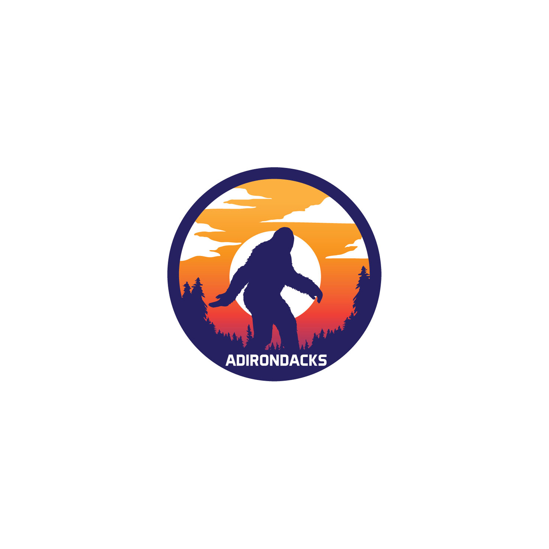 ADK BIGFOOT STICKER SM 25/BL