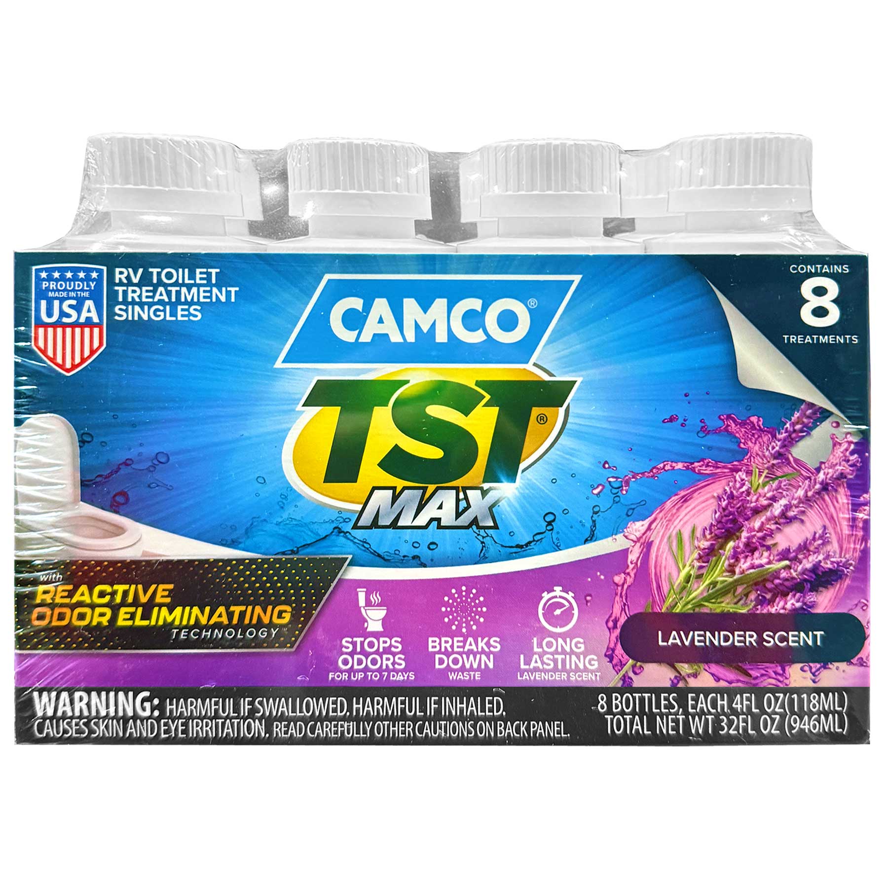 TST LAVENDER SINGLES 8PK 4OZ