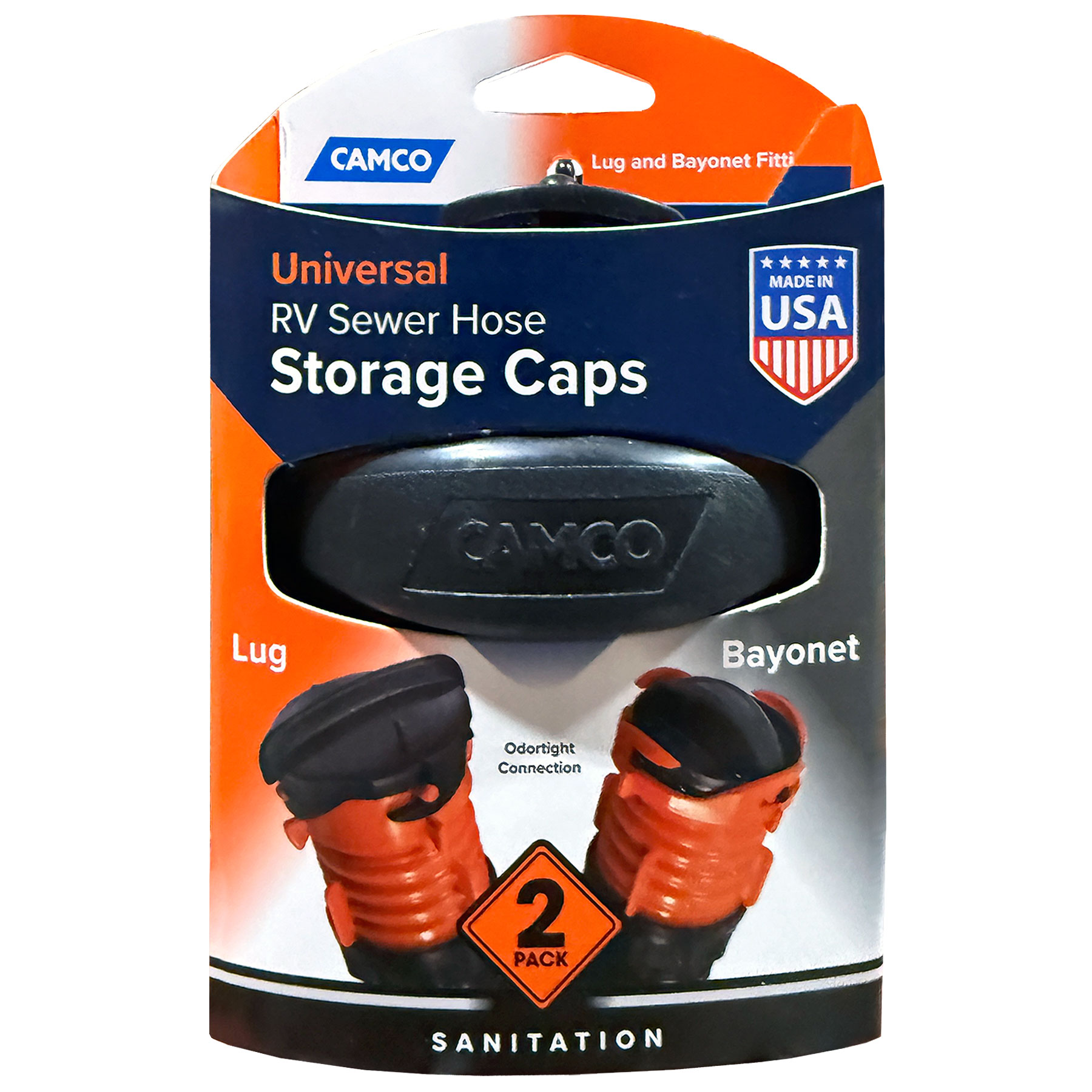 STORAGE CAP FOR SEWER HOSES