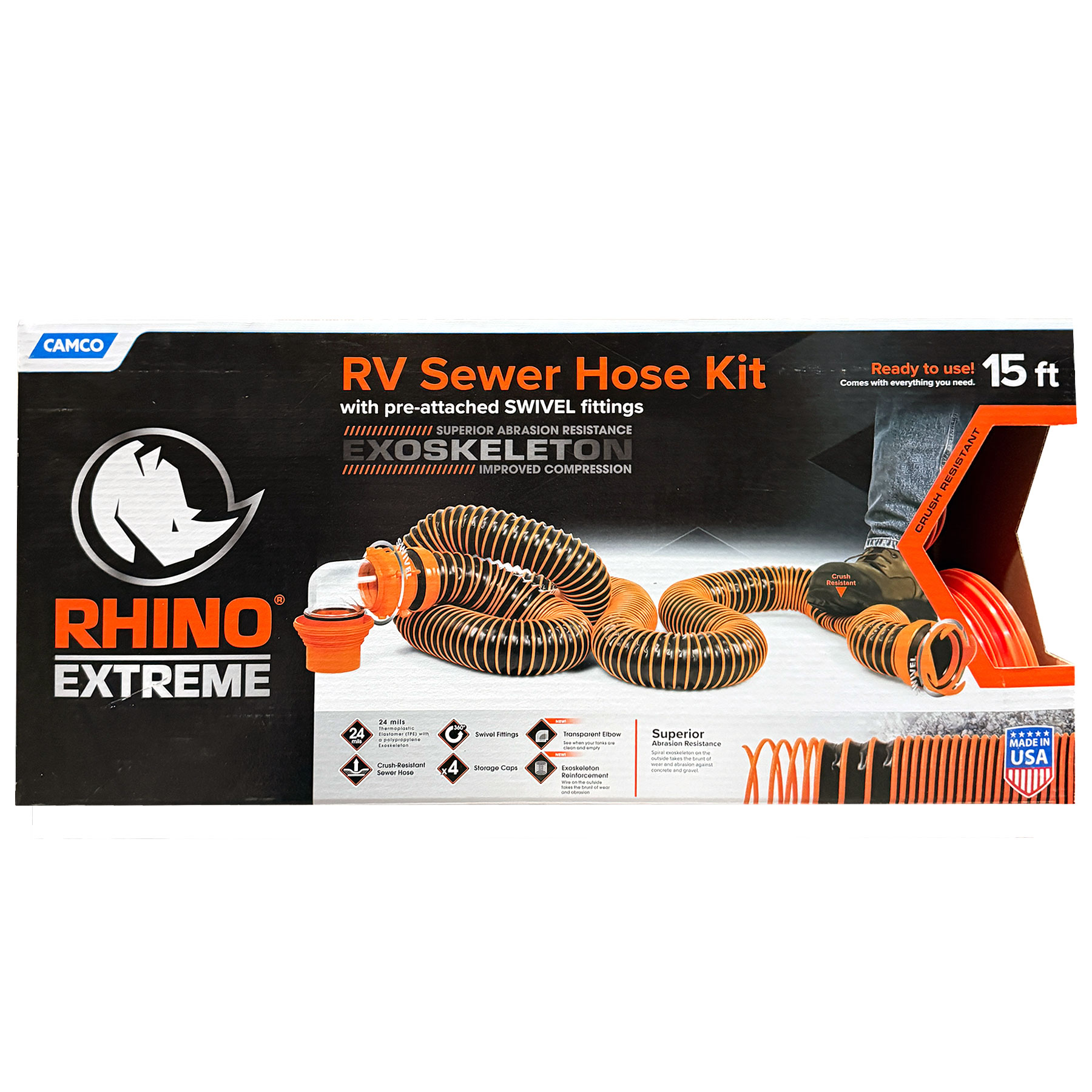 RHINOEXTREME SEWER KIT 15'