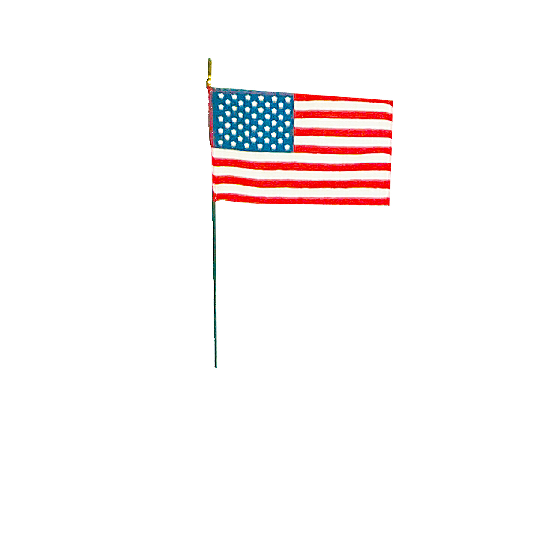 FLAG ON STICK U.S. 4
