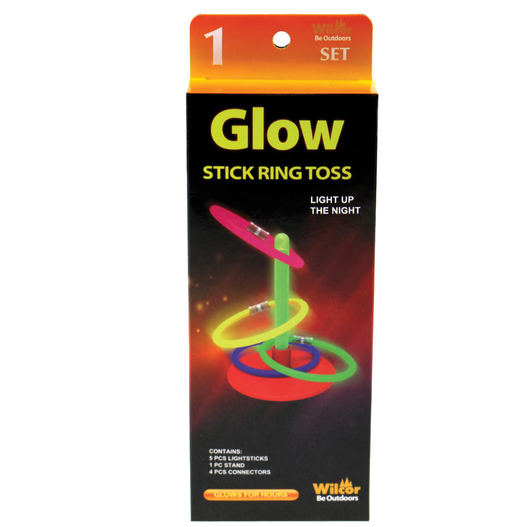 GLOW STICK RING TOSS 24/DS